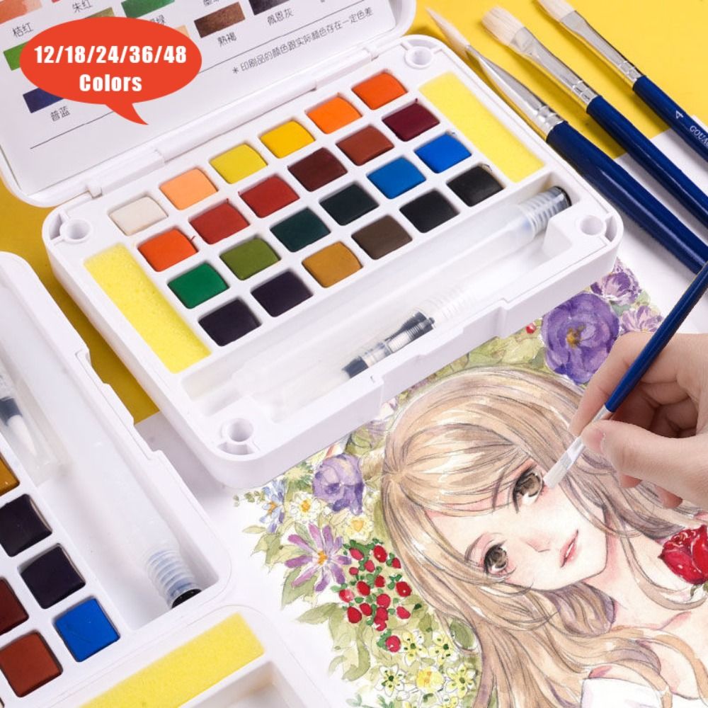 Set Professionale di Pennelli  - Watercolor Paint Set Solid Pigment recensione e prezzo