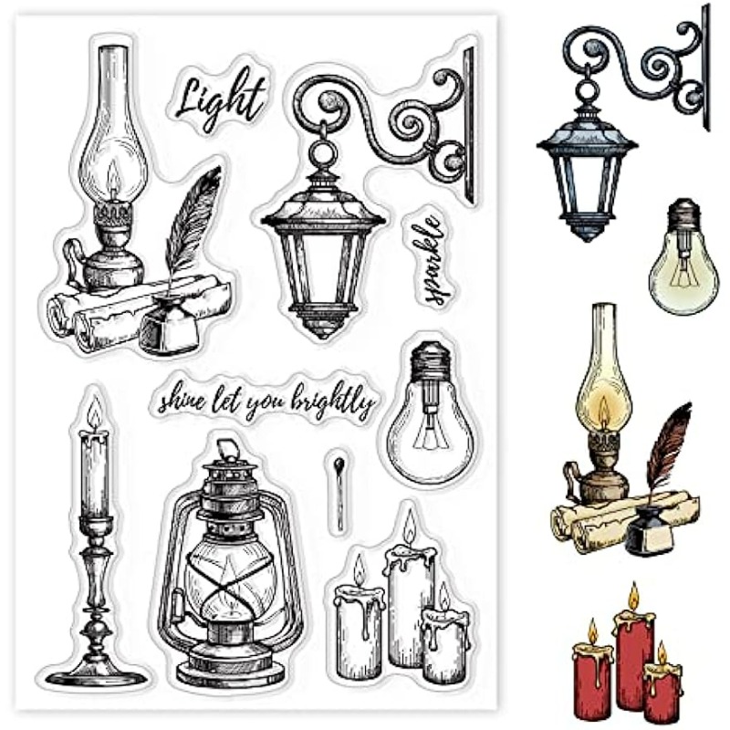 Candele con timbro trasparente - Clear Silicone Stamps For Card Making recensione e prezzo